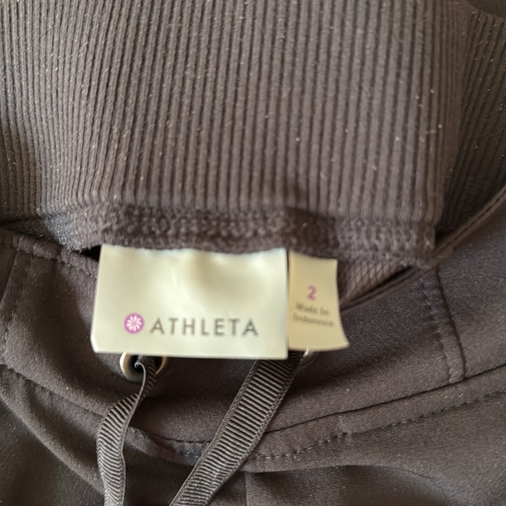 Athleta Black Drawstring Leg Pants - Picture 3 of 5